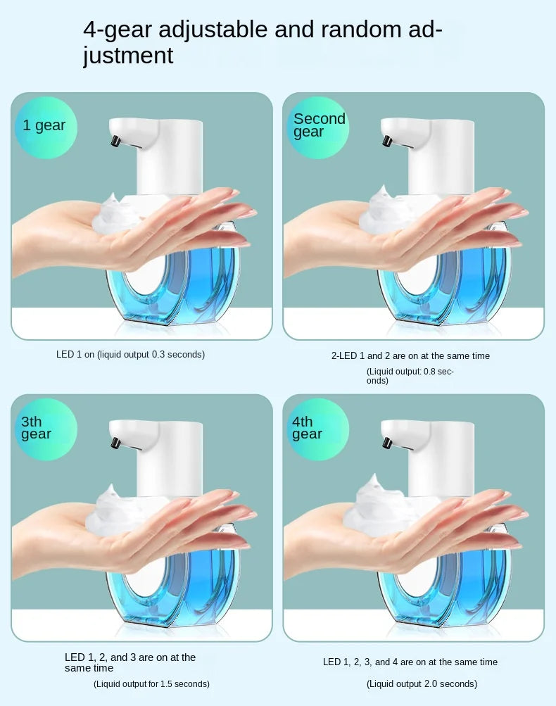 Touchless Smart Soap Dispenser 420ml – Wall-Mounted