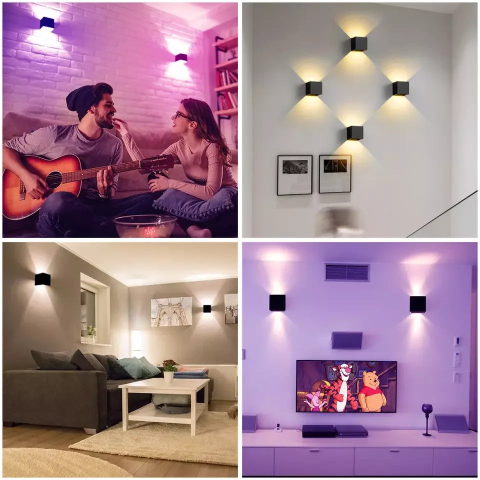 Smart RGBIC LED Wall Light with App Control