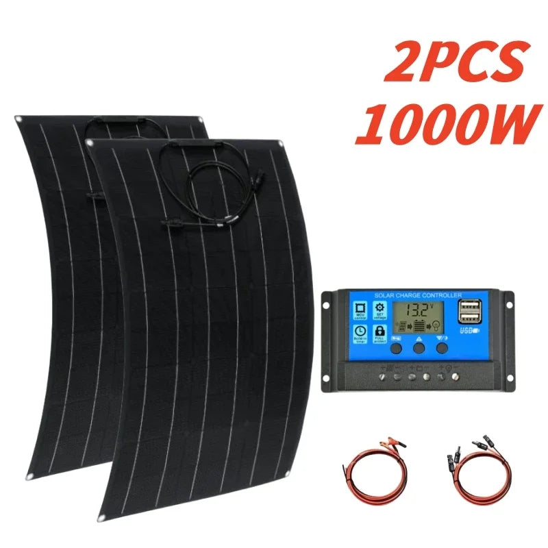 Super Power Solar Panel Kits 500W-2000W for RV & Camping