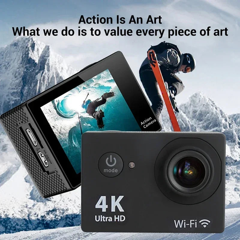 Record every adventure with this 4K action camera!