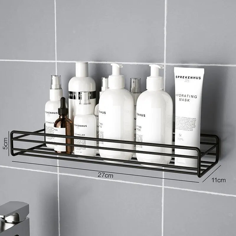 No-Drill Wall-Mounted Corner Shelf – Versatile Storage