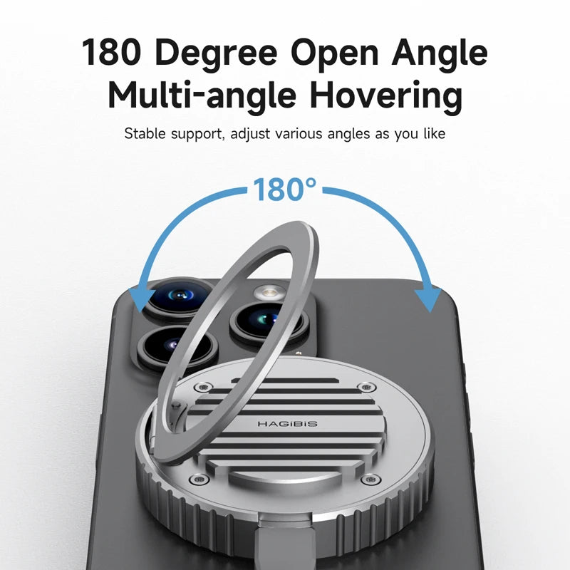 Hagibis Magnetic Heatsink Stand – Cool, Stable, MagSafe Ready!