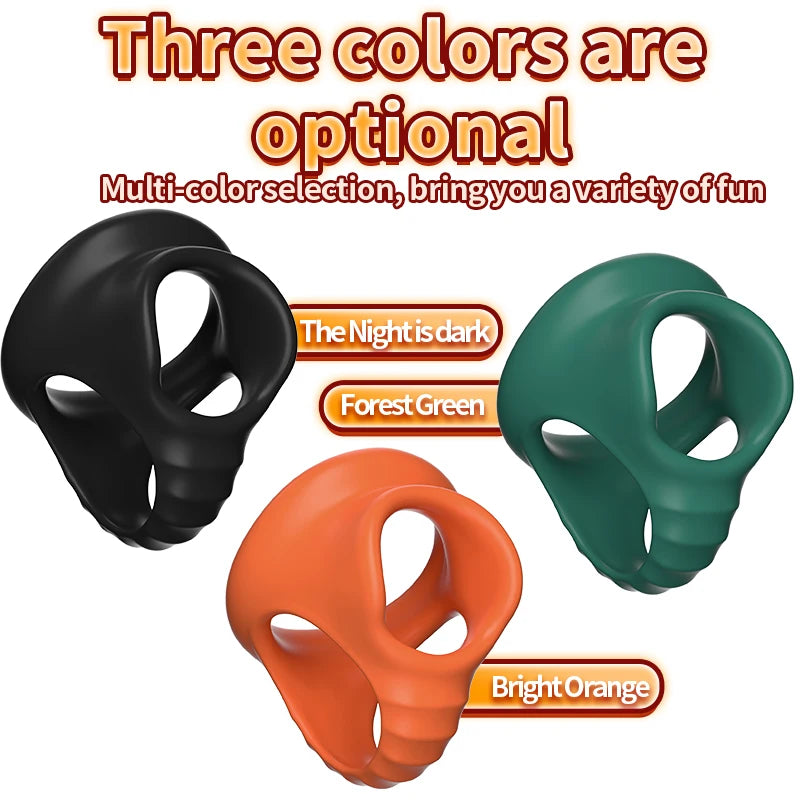 Reusable Silicone Penis Ring for Delay