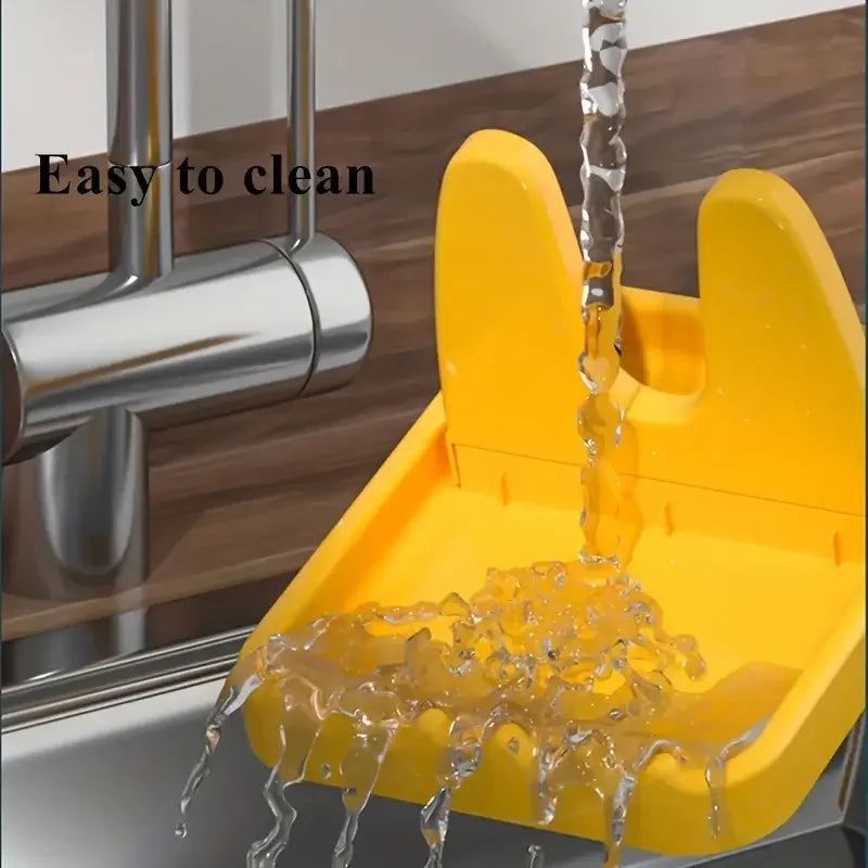 Foldable Pot Lid & Spoon Holder Kitchen Organizer Rack Stand