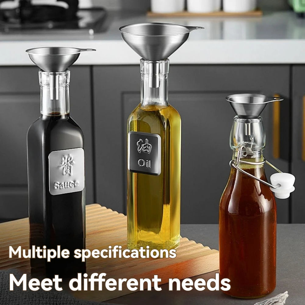Stainless Steel Strainer Funnel Spoon – Pour & Filter with Precision!