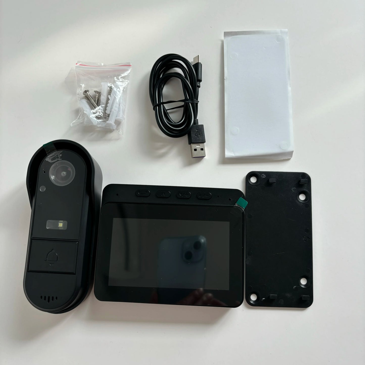 Wireless Intercom Doorbell with 4.3" HD Screen