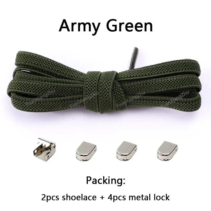 No-Tie Elastic Shoelaces for Kids & Adults - Clickilix