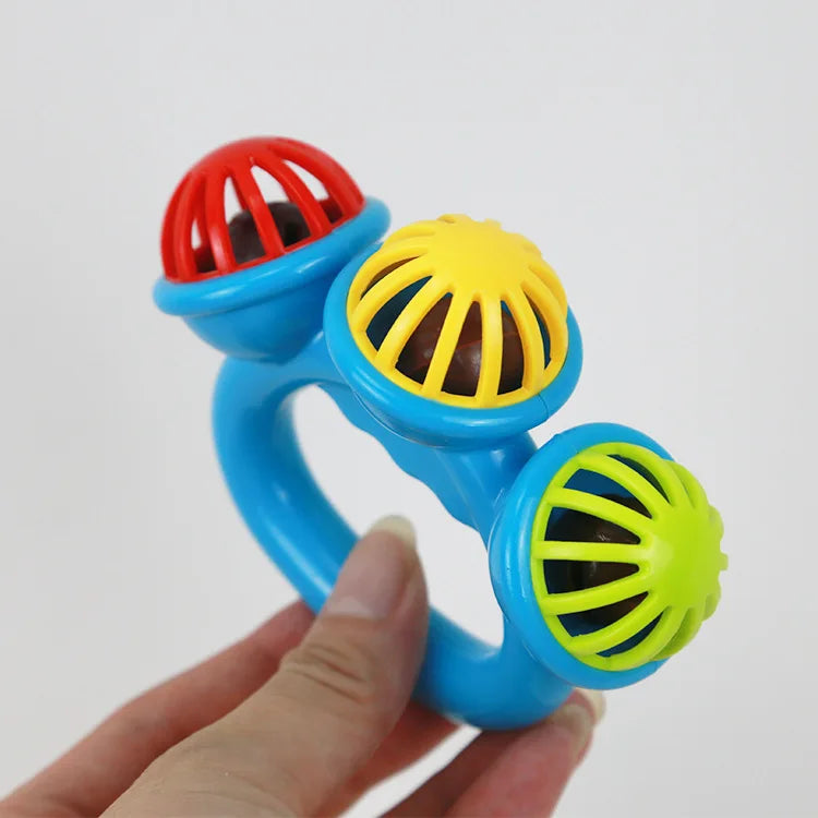1-4PCS Baby Hand Rattle Ball Sensory Toys