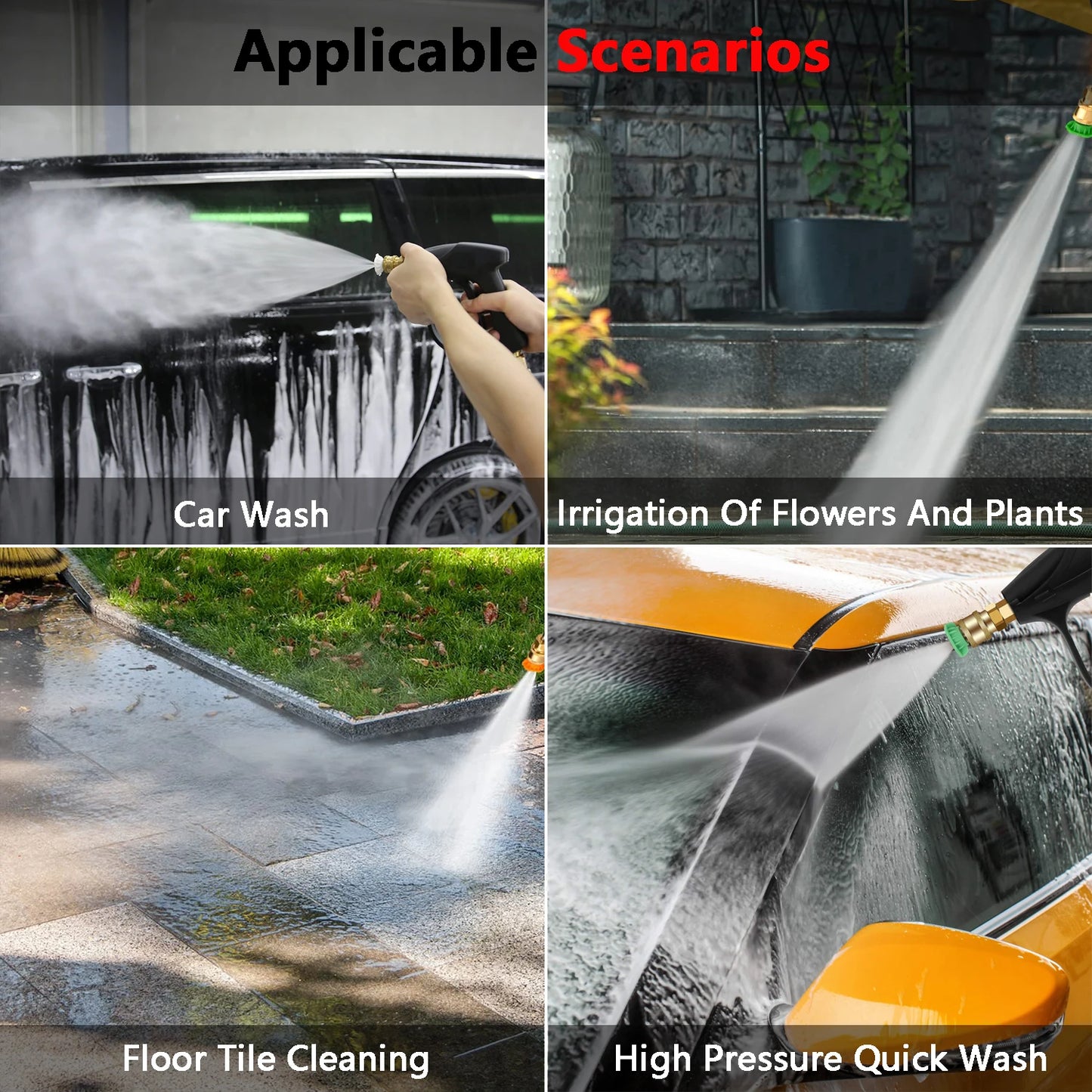 Short Handle Pressure Washer Gun – Power, Control, Precision!