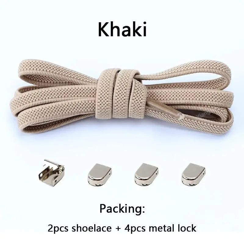 No-Tie Elastic Shoelaces for Kids & Adults - Clickilix