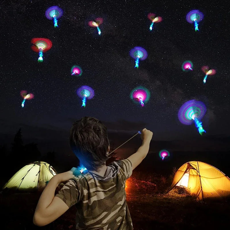 LED Rocket Helicopter Toys – Launch Light & Fun into the Sky!