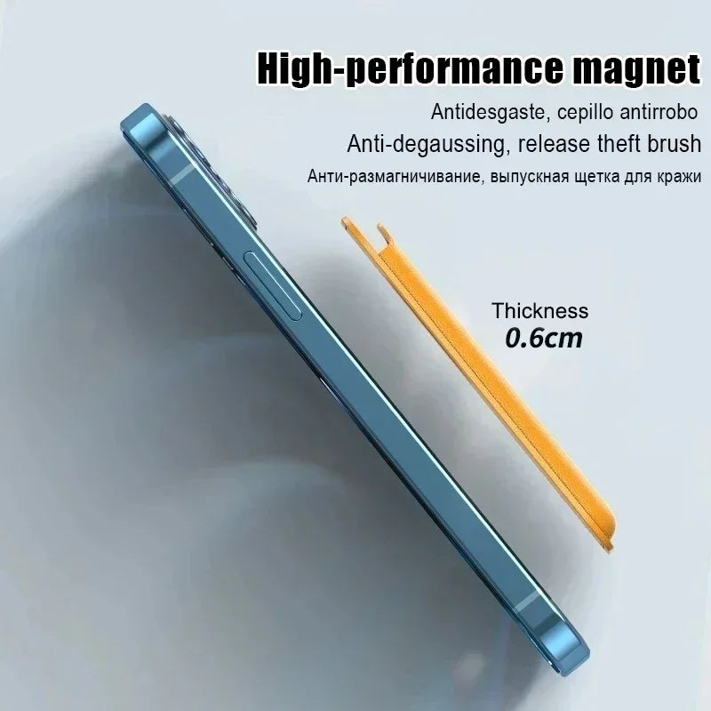 Luxury For Magnetic Leather Wallet Case