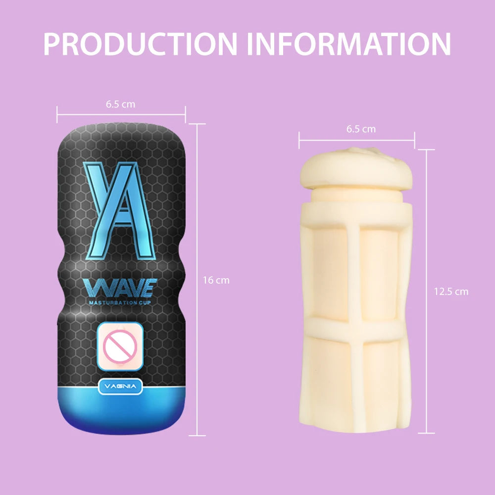 WAVE Powerful Sucking Masturbator Cup