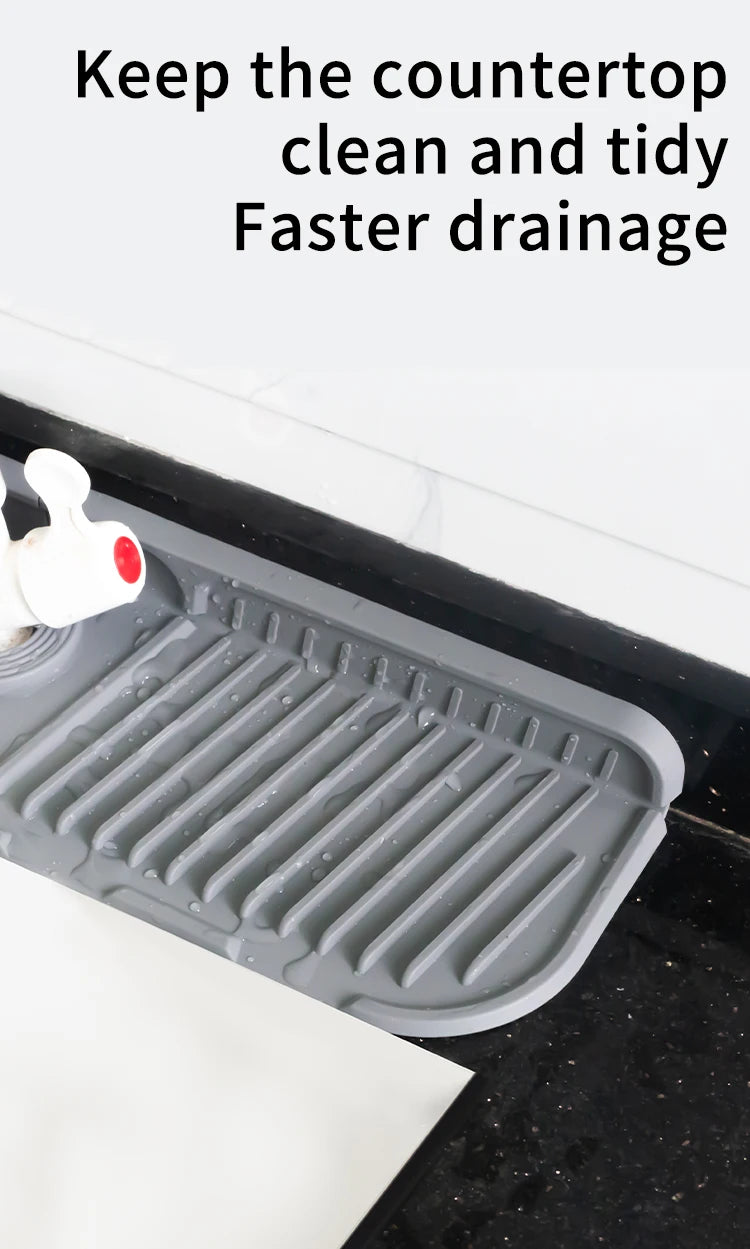 Silicone Faucet Mat Splash Guard Sink Protector