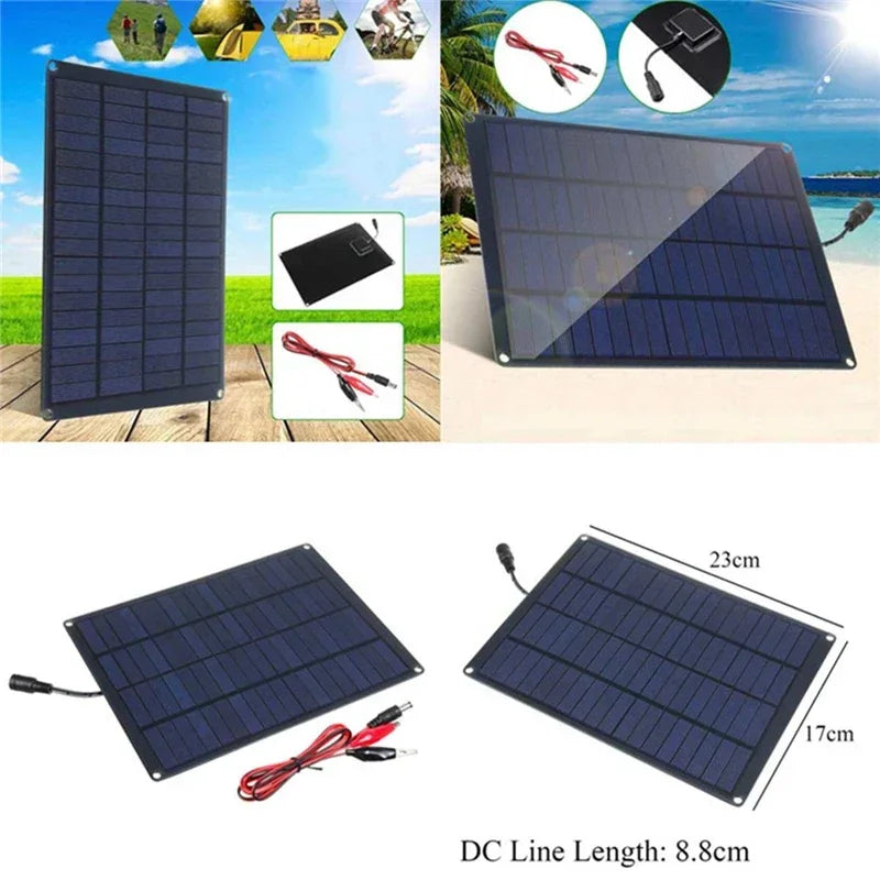 30W Solar Panel Kit with Charge Controller