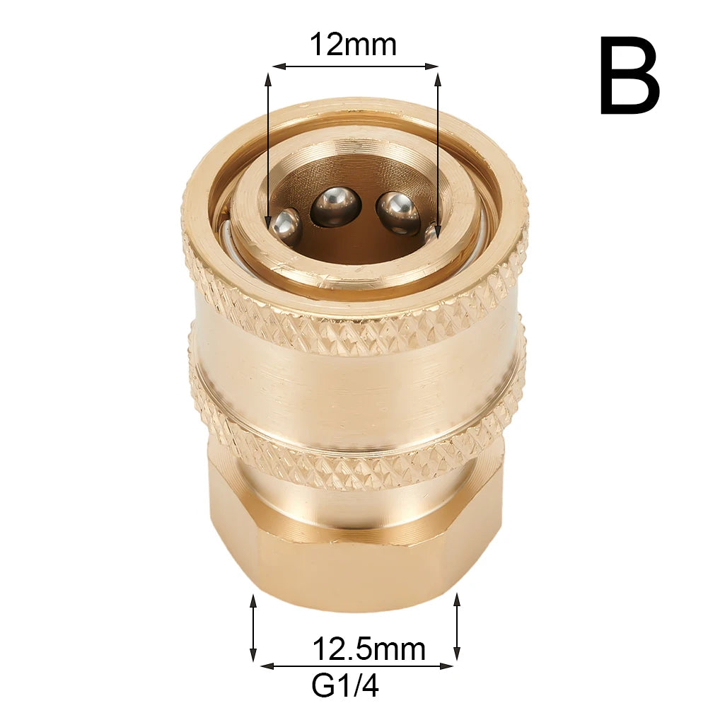 Quick Release Pressure Washer Adapter – Snap, Spray, Done!