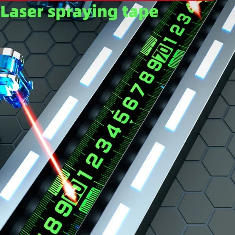 Measure accurately with this fluorescent steel tape!