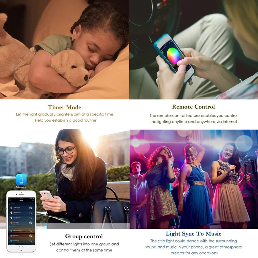5050 RGB LED Light Strip – Mood Lighting with Bluetooth Magic!
