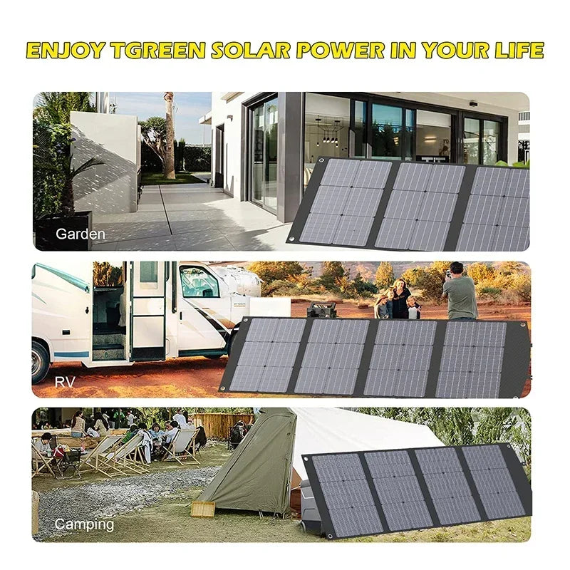 Flexible Foldable Portable Solar Panel Kit 500W-2000W