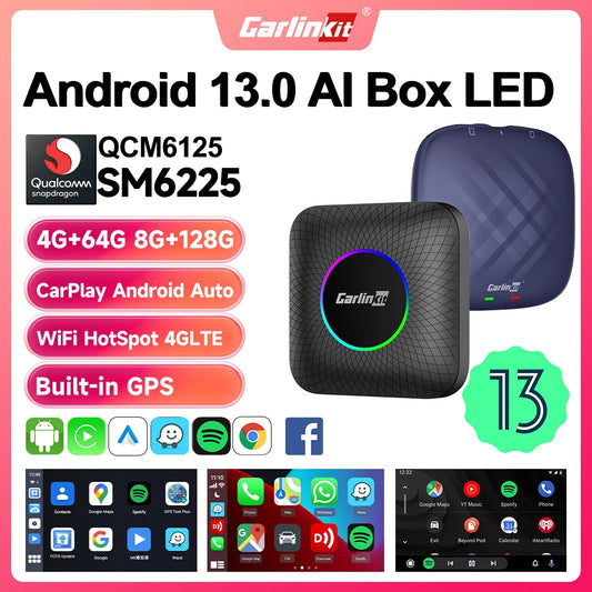 2025 CarlinKit AI Box – Wireless CarPlay with Android 13 Power!