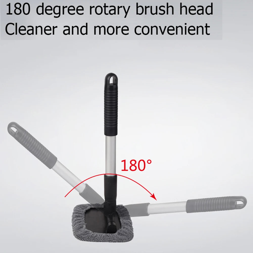 180° Telescopic Car Wash Brush – Long Handle Window Cleaner