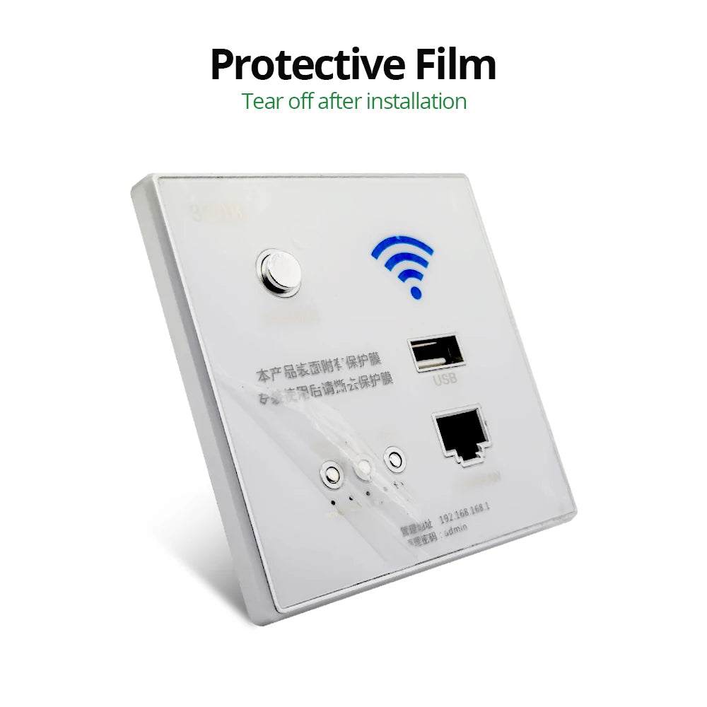 300M WiFi Wall Router & Smart USB Socket
