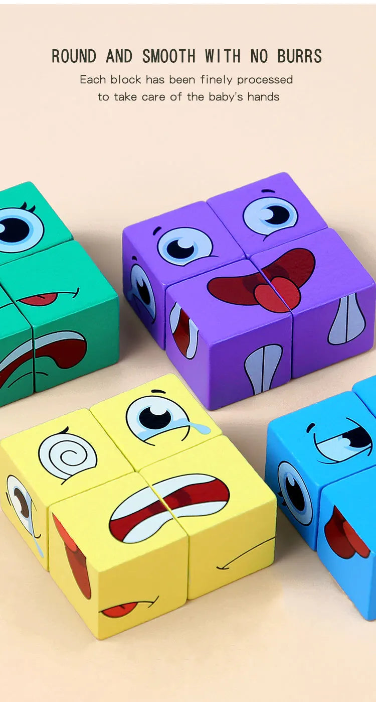Kids Emotion Face Puzzle – Match, Think, Express & Play!