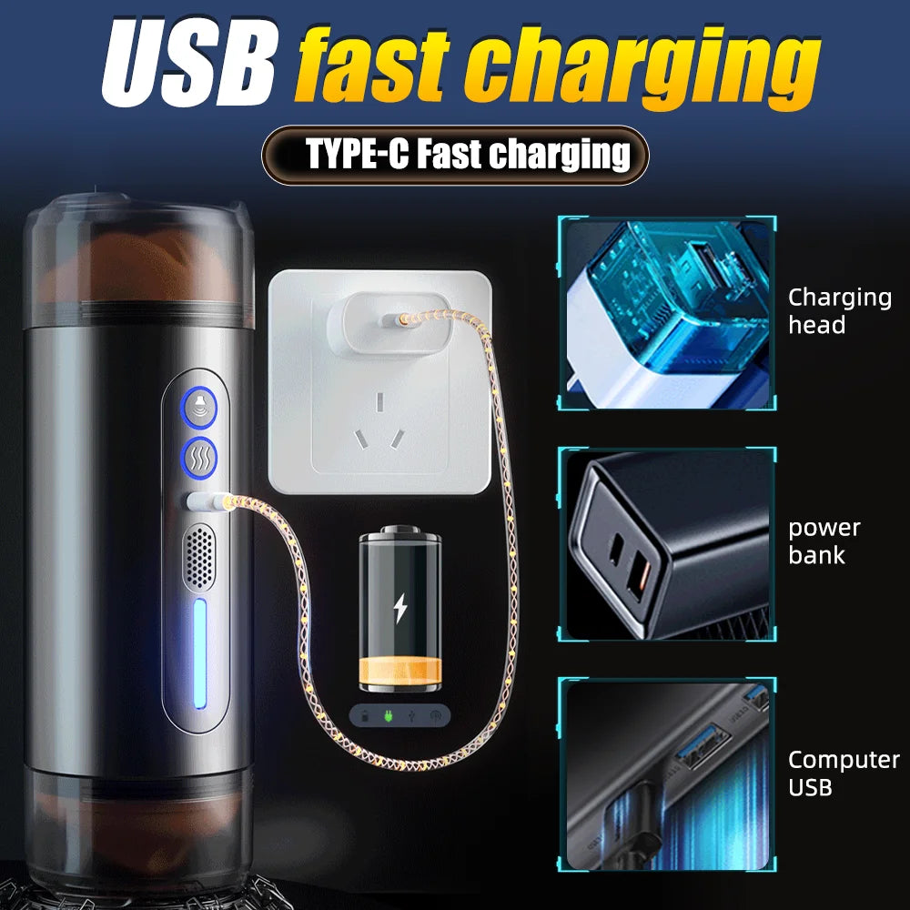 Automatic Male Masturbator Blowjob Machine