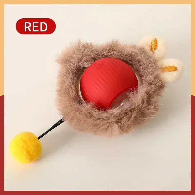 Smart Rolling Cat Toy Ball USB Rechargeable