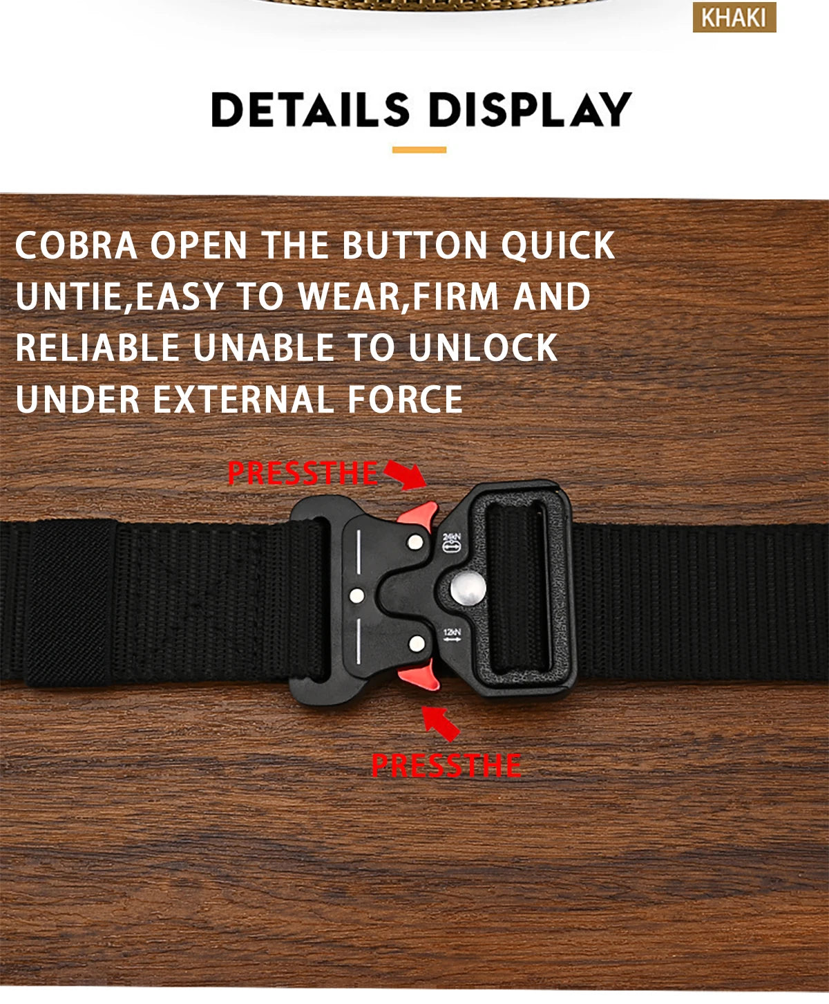 Multi-Function Outdoor Canvas Belt for Men