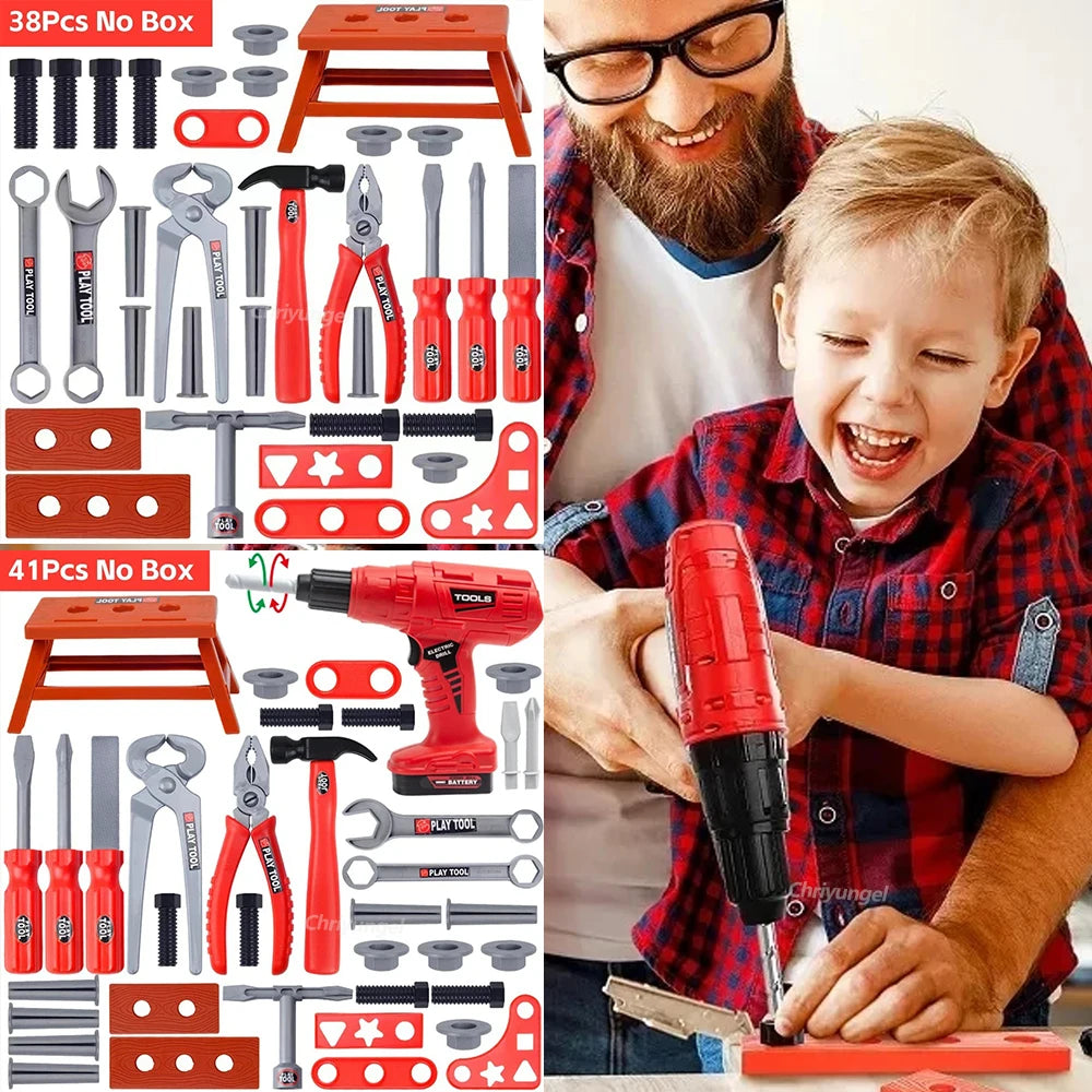 38/41pcs Kids Tool Set – Build, Fix & Pretend Like a Pro!