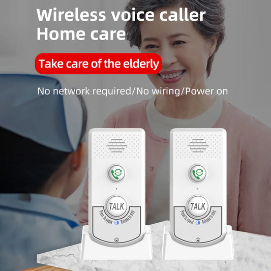 2 Pack H8-2T Long Range Wireless Intercoms