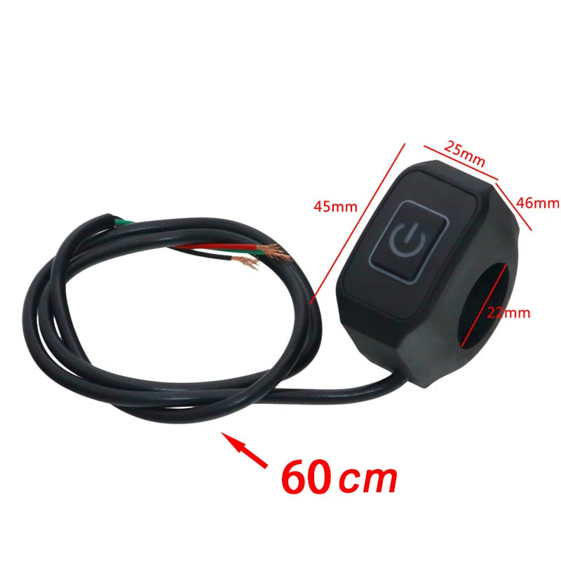 Motorcycle Handlebar Switch with LED Light Waterproof