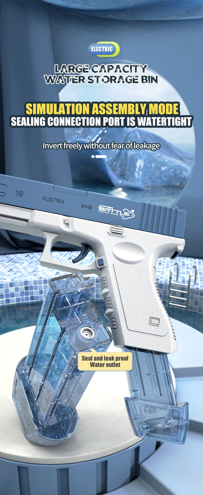 Electric M416 Water Gun – Ultimate Summer Blaster