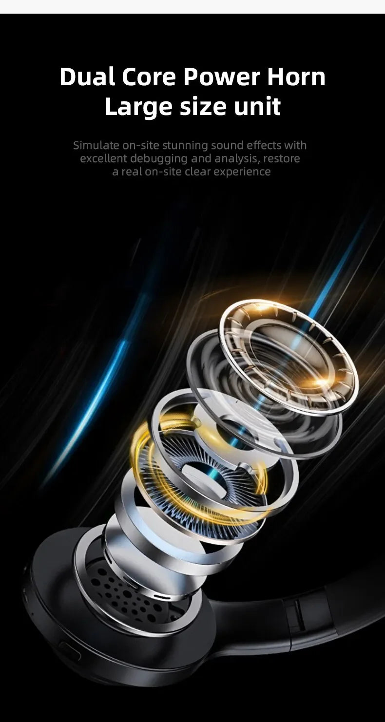 Stereo P47 Headset 5.0 Bluetooth Headset Folding Wireless