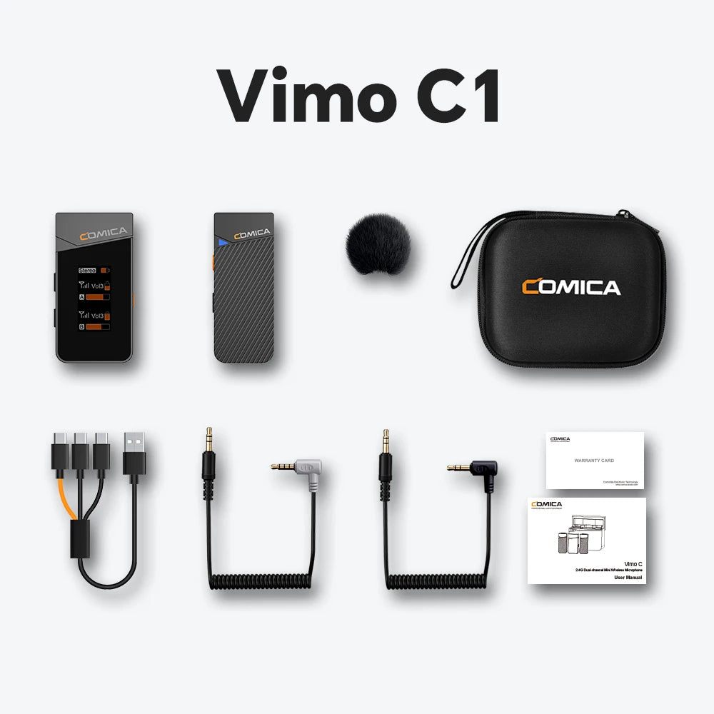 Comica Vimo C Mini Wireless Lapel Microphone Kit
