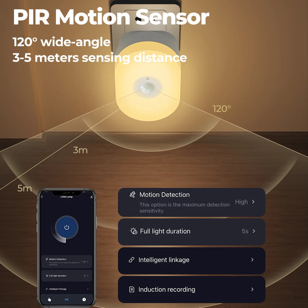 Smart WiFi Night Light with App Control