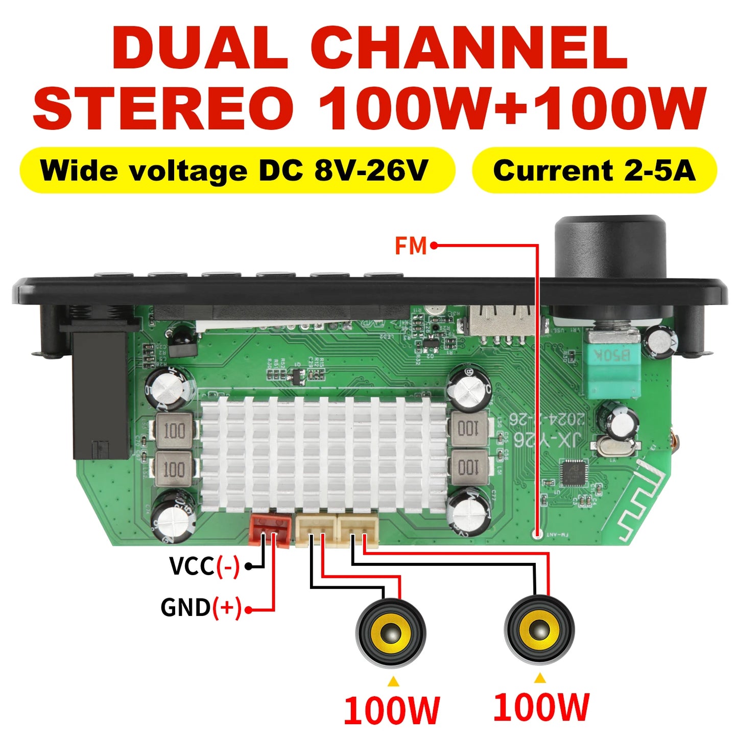 Boost your sound system with wireless amplifier power!