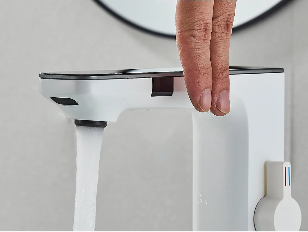 Smart Touchless Basin Faucet with Digital Display