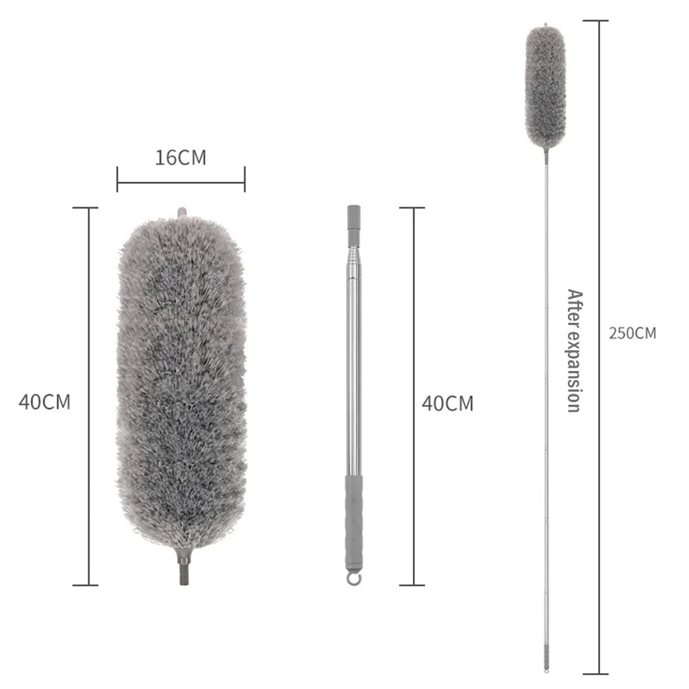 Extendable Microfiber Duster – Telescopic & Bendable Cleaning Brush