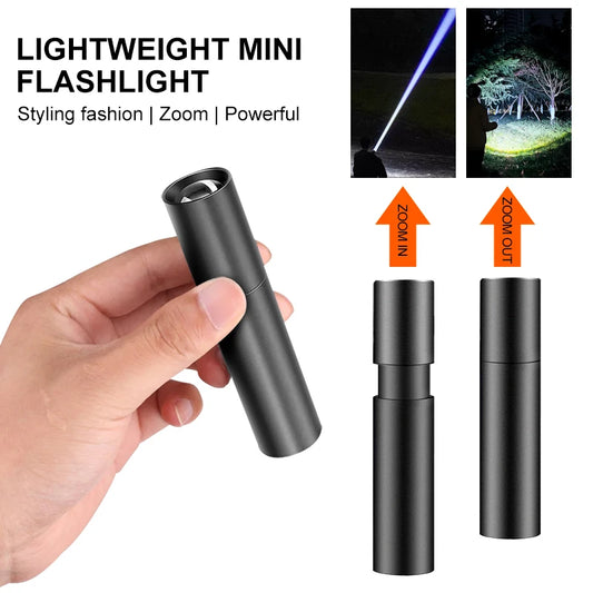 USB Rechargeable Mini Flashlight – Super Bright Beam