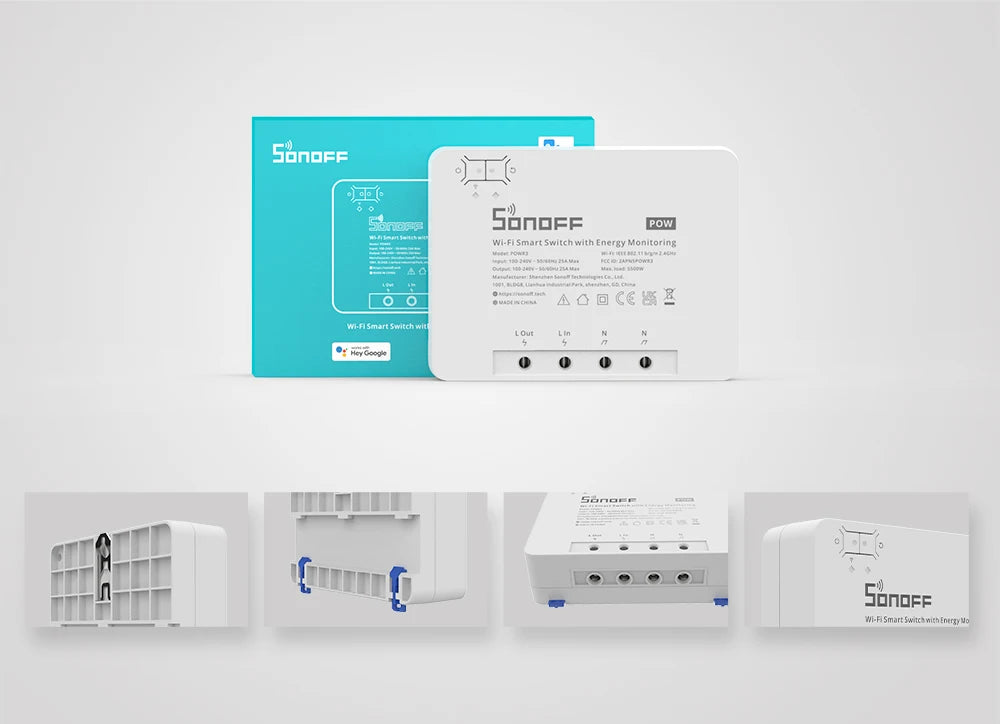 SONOFF POWR3 25A High Power Smart WiFi Switch