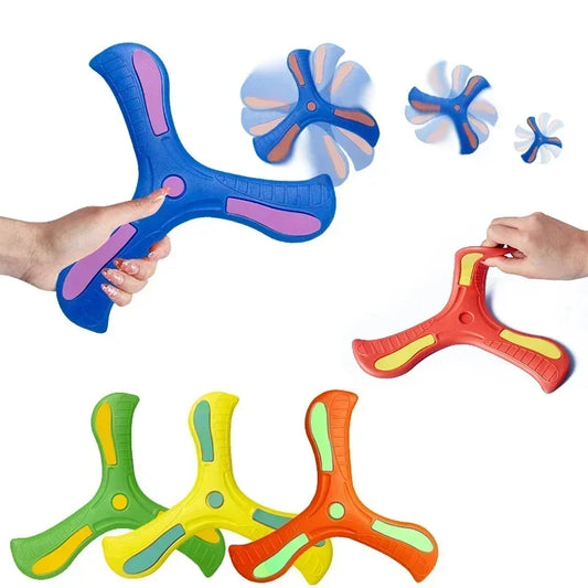 Soft 3-Leaf Boomerang Toy – Outdoor Fun for All Ages!