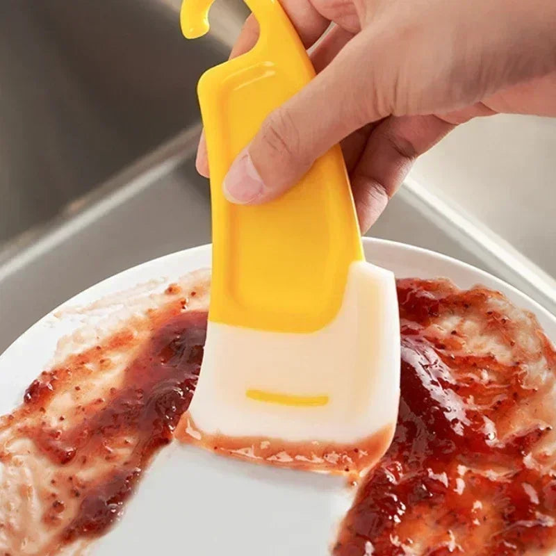 Silicone Scraper Spatula Kitchen Cleaning Tool