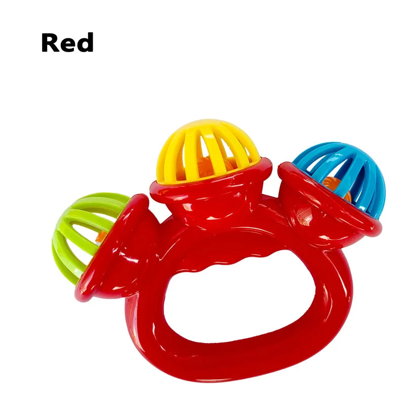 1-4PCS Baby Hand Rattle Ball Sensory Toys