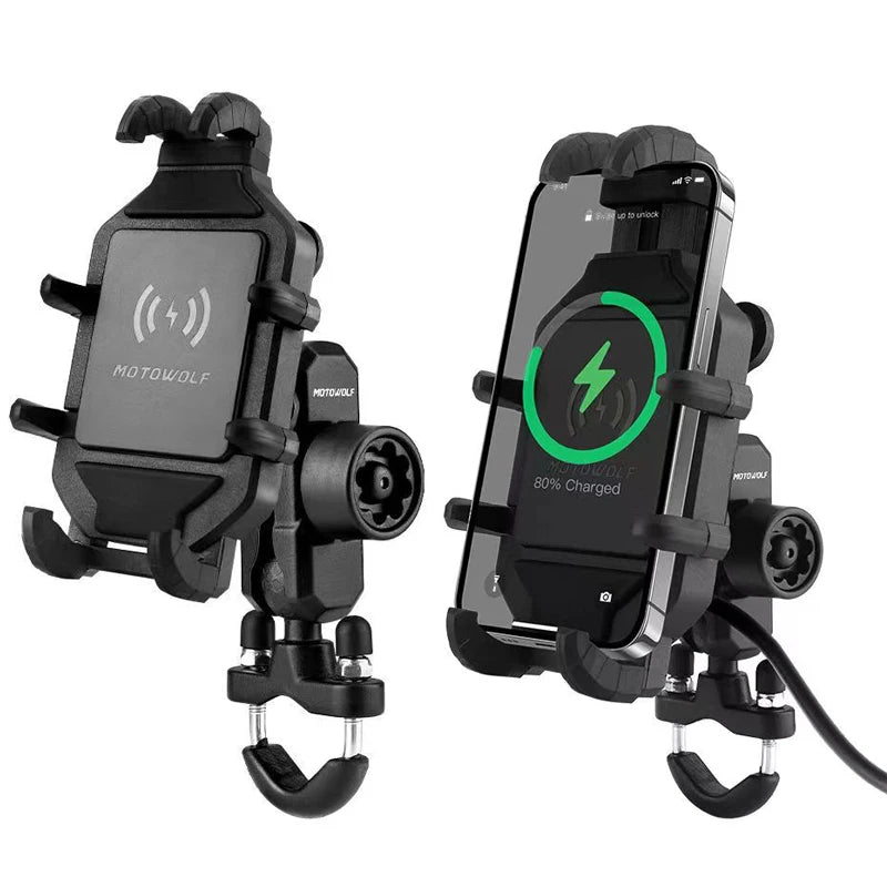 Motorcycle Wireless Charging Phone Mount