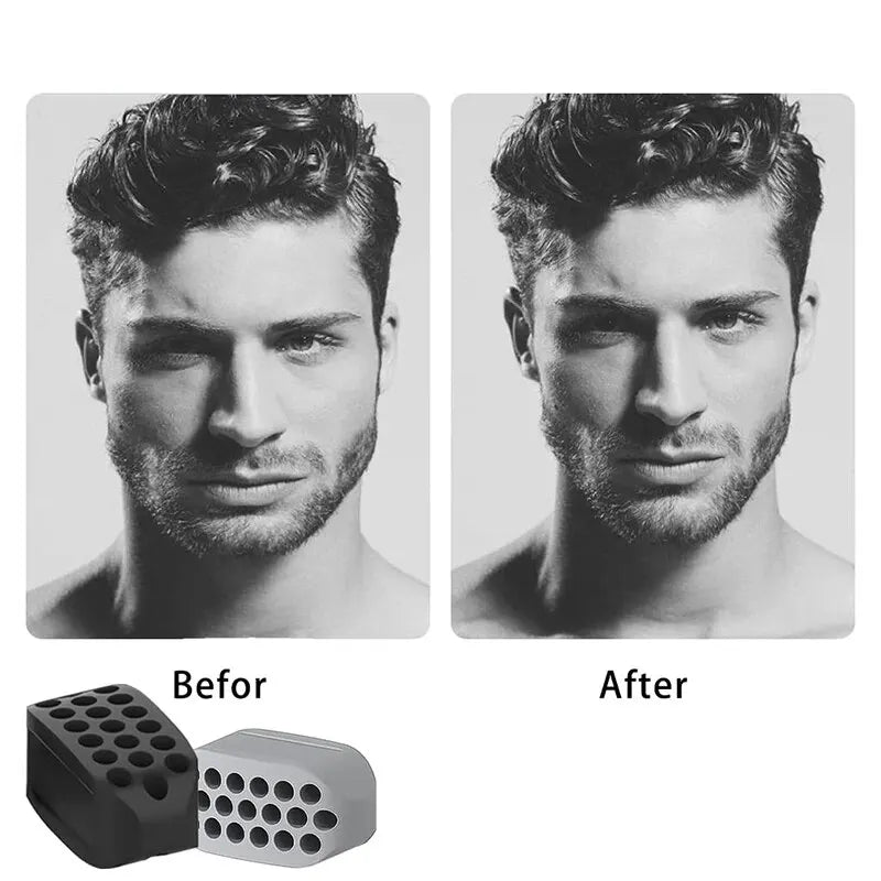 2PCS Silicone Jaw Exerciser Facial Toning Tool