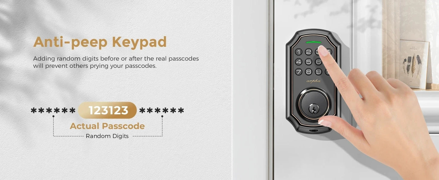 Arpha D180W WiFi Smart Door Lock Keypad