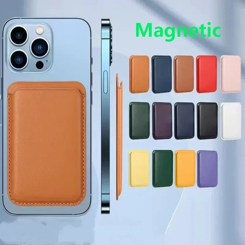 Luxury For Magnetic Leather Wallet Case