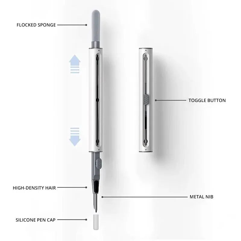 Bluetooth Earphone Cleaning Pen with Brush